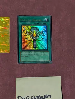 Yugioh Monster Reborn LOB-118 Unlimited Ultra Rare Holo WAVY DEEP WAVES 🌊 - MP - Image 3