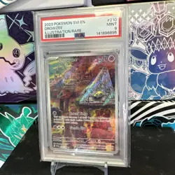 2023 POKEMON SVI EN-SCARLET & VIOLET ILLUSTRATION RARE #210 DROWZEE PSA 9 - Image 1