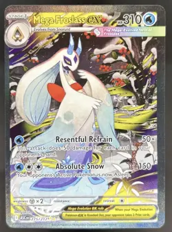 🔥Pokemon Mega Froslass EX 275/217 EN ASC Heroes-Holo (RARE SIR) Full Art NM🔥 - Image 1