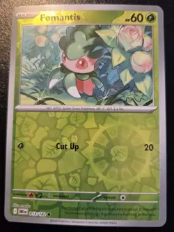 Fomantis 013/182 Reverse Holo Common Scarlet & Violet: Destined Rivals Pokemon - Image 1