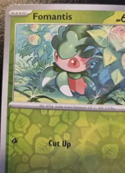 Fomantis 013/182 Reverse Holo Common Scarlet & Violet: Destined Rivals Pokemon - Image 2