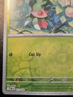 Fomantis 013/182 Reverse Holo Common Scarlet & Violet: Destined Rivals Pokemon - Image 4