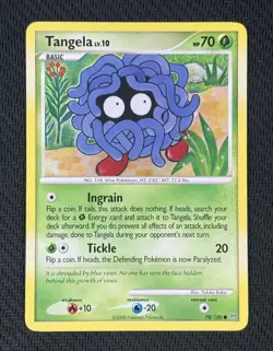 Tangela 78/100 Common D&P Stormfront 2008 - Pokemon TCG (NM) - Image 1