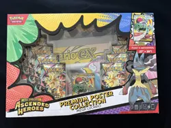 Pokemon Ascended Heroes Mega Lucario Premium Poster Collection Sealed Box - Image 1
