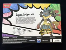 Pokemon Ascended Heroes Mega Lucario Premium Poster Collection Sealed Box - Image 2