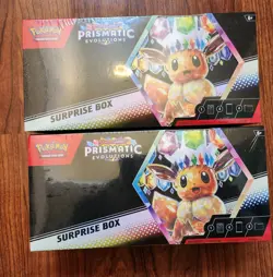 Pokemon TCG Prismatic Evolutions Surprise Box Sealed (Lot Of 2) - Image 1