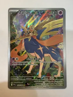 Zacian 100/094 IR NM - Pokemon TCG Phantasmal Flames - Image 1