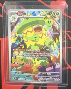 Ludicolo 095/094 Illustration Rare IR Pokemon TCG Phantasmal Flames Full Art - Image 1