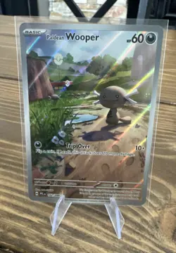 💧 Paldean Wooper 102/094 – Phantasmal Flames Illustration Rare – Pokemon NM 💧 - Image 1