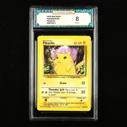 TQG 8 NM-MT 1999 Pokemon ENG Pikachu #58/102 C - Image 1