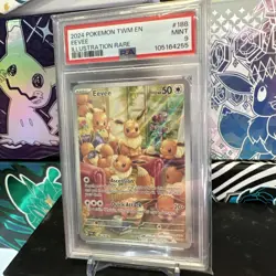 2024 Pokemon Twilight Masquerade Eevee #188/167 PSA 9 - Image 2