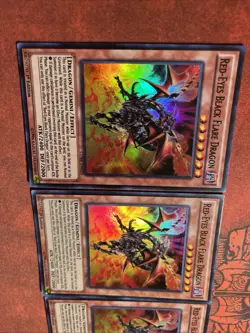 Red-Eyes Black Flare Dragon CORE-EN020 Clash of Rebellions 1st Edition. 3X - Image 5