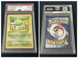 [PSA 9] 1999 Pokemon 1st Edition Base Set Starter Trio Squirtle Bulbasaur Charm - Image 5