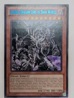 Yugioh Grapha, Dragon Lord of Dark World Blue Lettering DL18-EN006 MP - Image 2