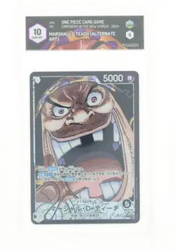 One Piece Card Game - Marshall.D.Teach (L AA) - OP09-081 - GRAAD 10 JAP 2024 - Image 1