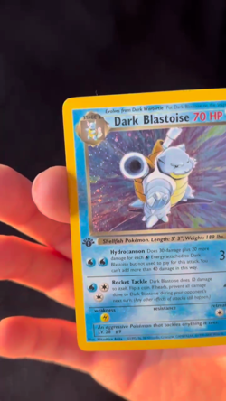 1st Edition Dark Blastoise 3/82 Team Rocket Holo - Image 2