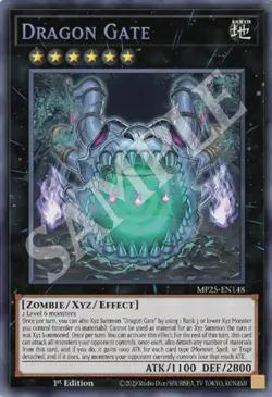 Yugioh! Dragon Gate 2025 Mega-Pack MP25-EN148 Prismatic Secret Rare - Image 1