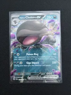Pokemon TCG Paldean Clodsire EX Holo Double Rare Card 094/159 Journey Together - Image 2