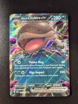 Pokemon TCG Paldean Clodsire EX Holo Double Rare Card 094/159 Journey Together - Image 1