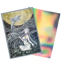 Yugioh Blue-Eyes White Dragon Maiden with Eyes of Blue Art Card Sleeve Protector - Image 2