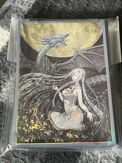 Yugioh Blue-Eyes White Dragon Maiden with Eyes of Blue Art Card Sleeve Protector - Image 3