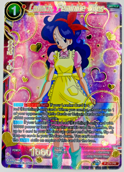 Launch, Feminine Wiles P-274 PR | Gold Stamped Dragon Ball Super Card Game | LP - Image 1
