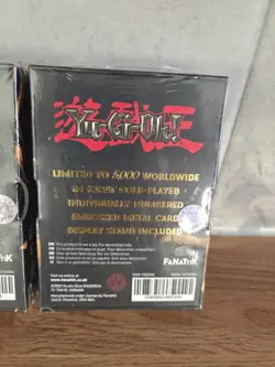 Yu-Gi-Oh 24 Karat Gold Plated Card Dark Magician & magician girl Limited Edition - Image 4