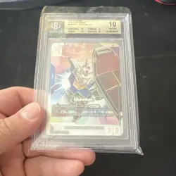 Gundam RX-78-2 Newtype Rising (GD01) LR++ Foil Card Beckett 10 - Image 3