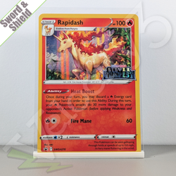 Pokemon TCG Card - Rapidash SWSH270 Holo Promo | Silver Tempest Stamped *LP - Image 1