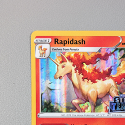 Pokemon TCG Card - Rapidash SWSH270 Holo Promo | Silver Tempest Stamped *LP - Image 3