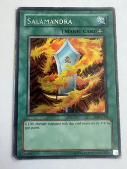 Yugioh Salamandra DDS-006 Parallel Secret Rare Game Promo LP - Image 1
