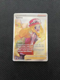 Pokemon Card Serena 193/195 Silver Tempest Full Art Trainer Ultra Rare NM - Image 1