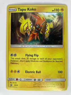 Tapu Koko - SM30 - Pokemon Sun & Moon Promo Holo Rare Card NM - Image 1