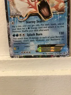 Pokemon Gyarados EX XY106 Promo Holo Basic Card 180 HP XY Set - Image 2