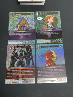 Final Fantasy Trading Card Game Lot of 48 Cards Includes Holos Rares Hero Legend - Image 1