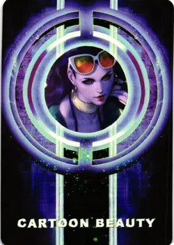 WIDOWMAKER Cartoon Beauty HOLOGRAPHIC Goddess Story Custom Art Collectible Card - Image 2