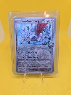 Steven's Skarmory 142/182 Reverse Holo Destined Rivals Pokemon Trading Card TCG - Image 5