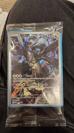 TCG Sealed N's Zekrom Ascended Heroes ETB Promo Pokemon Center Stamped MEP 031 - Image 1
