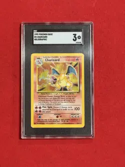 🔥 1999 Pokemon Base Set Charizard - SGC Grade 3 - Mint / Near Mint 🔥 - Image 2