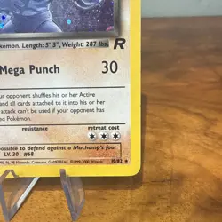 Pokemon Dark Machamp 10/82 Holo Team Rocket TCG – Vintage - MP - Image 4