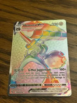 Pokemon Melmetal VMAX 080/078 Pokemon GO Secret Rainbow Rare - LP - Image 1