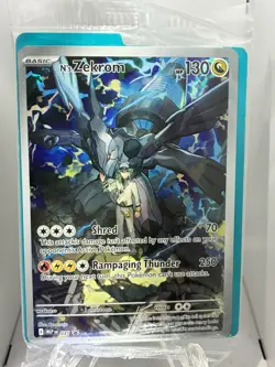 Pokemon TCG Mega Evolutions N's Zekrom 031 Black Star Promo - Image 1
