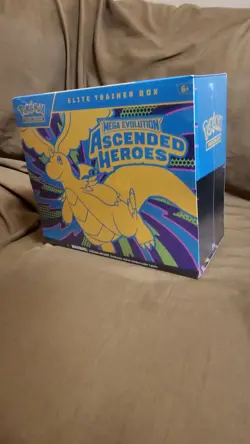 Pokemon TCG Mega Evolution Ascended Heroes: Elite Trainer Box SEALED - Image 1