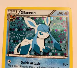 2013 Pokemon BW Black Star Promos Glaceon #BW90 - Image 3