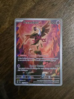 Pokemon Fezandipiti 073/064 Shrouded Fable Illustration Rare Pokemon TCG - Image 1