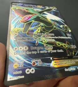 2015 Rayquaza EX Full Art Holo - Pokemon Roaring Skies 104/108 NM - Image 3