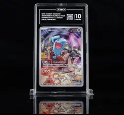 Pokemon TCG Destined Rivals Team Rocket's Wobbuffet 203 Pokemon Center TAG 10 - Image 2