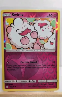 Swirlix 153/236 Reverse Holo: Cosmic Eclipse Pokemon TCG - Image 1