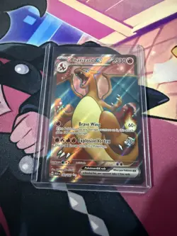 Charizard ex 183/165 Scarlet & Violet: 151 Ultra Rare Full Art Holo Pokemon NM/M - Image 1