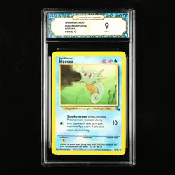 TQG 9 MINT 1999 Pokemon ENG Horsea #49/62 C - Image 1